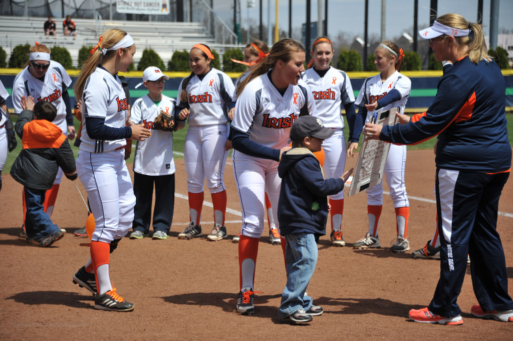 2014 Notre Dame Strikeout Cancer Doubleheader