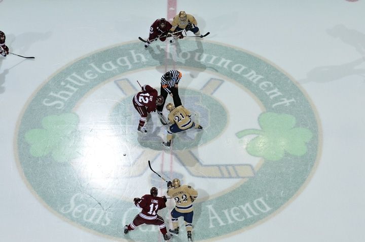 The opening faceoff at the 2010 Shillelagh Tournament.