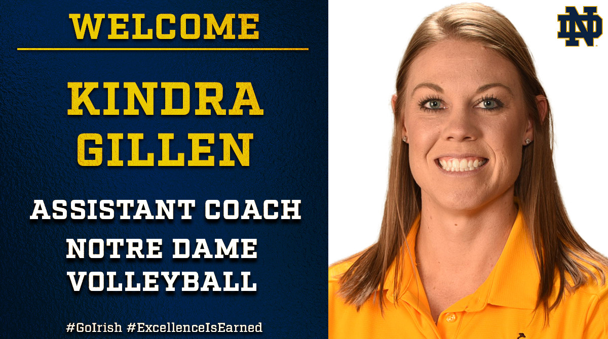 Kindra Gillen Joins Irish Volleyball As Assistant Coach Gillen VB hire