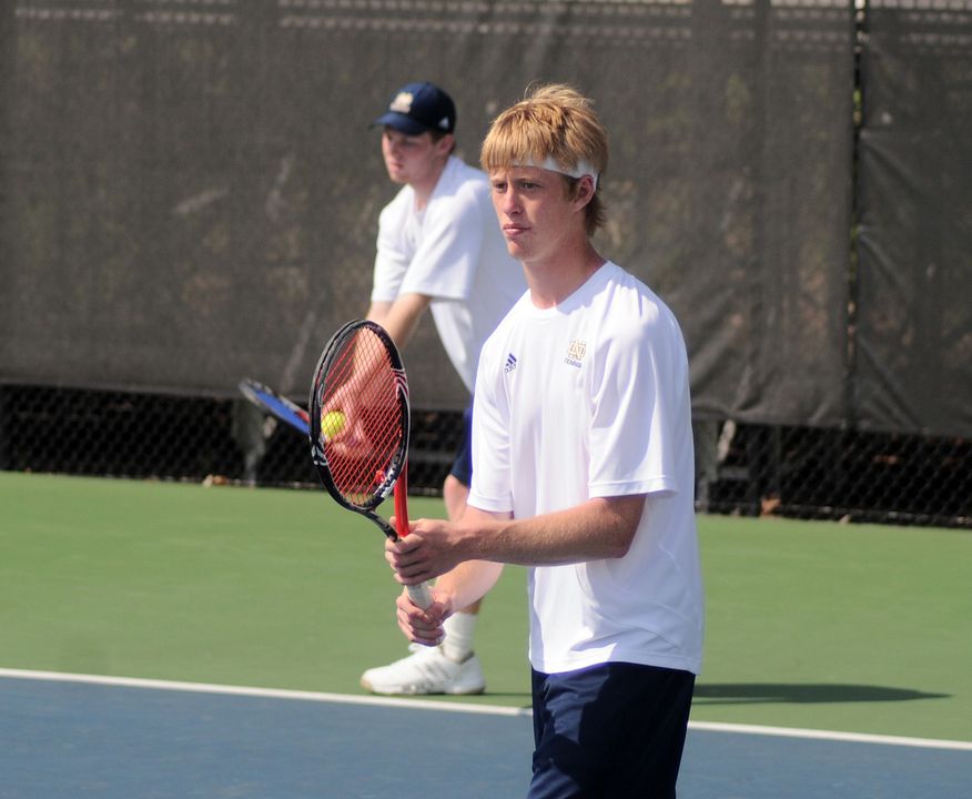 Stephen Havens (back) and Casey Watt (front) lead the Irish into the 2010 BIG EAST Championships.