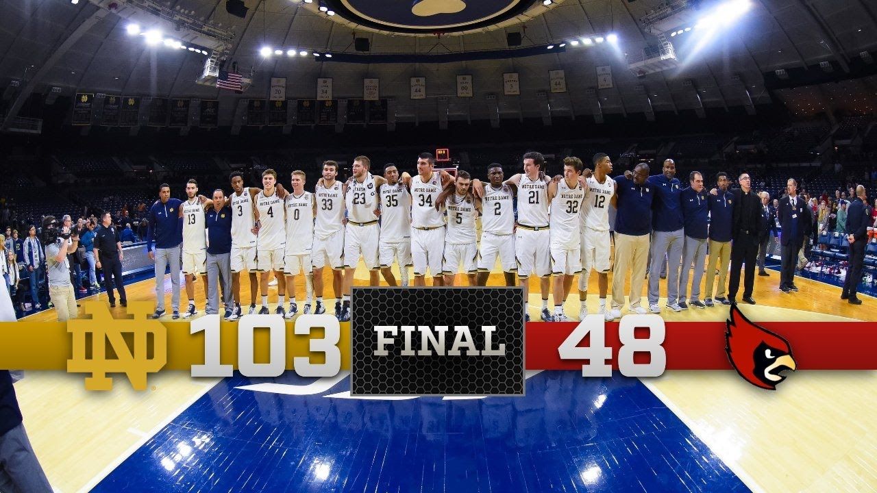 Top Moments -  Notre Dame Men's Basketball vs. Catholic University