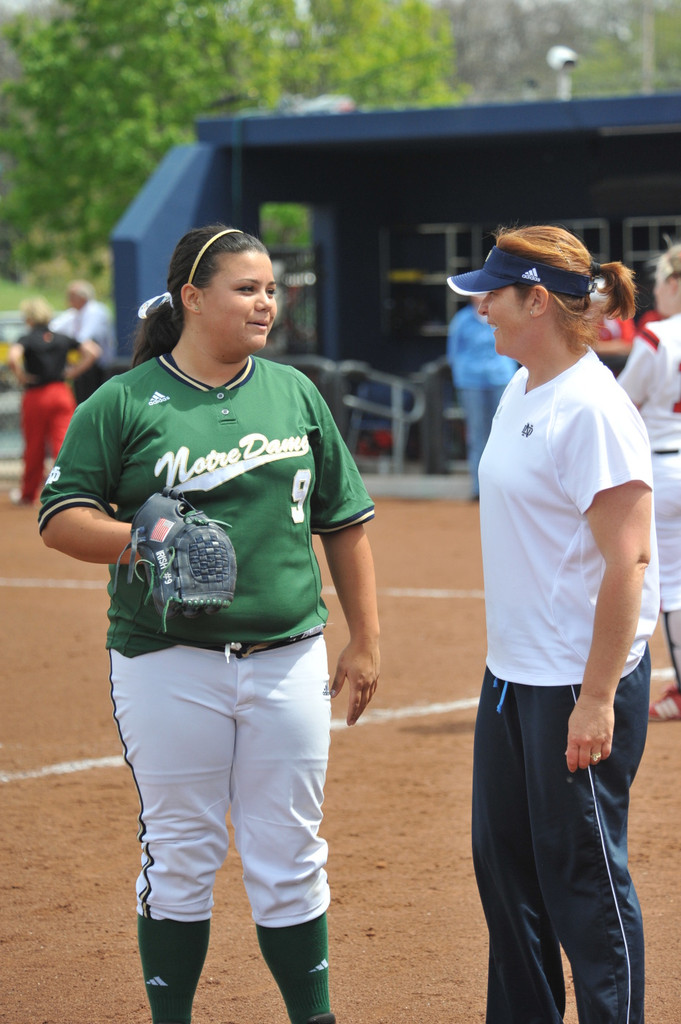 Notre Dame and Louisville Split Doubleheader