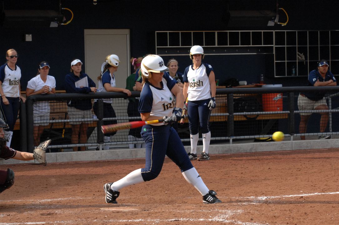 Brianna Jorgensborg had a triple and one double with two RBI for Notre Dame against Miami (Ohio).