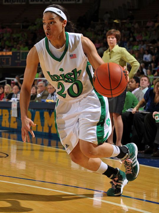 Notre Dame was picked by the BIG EAST coaches to finish second in the conference this season, while senior guards Ashley Barlow (pictured) and Lindsay Schrader were named to the Preseason All-BIG EAST Team and rookie guard Skylar Diggins was chosen as the BIG EAST Preseason Freshman of the Year.