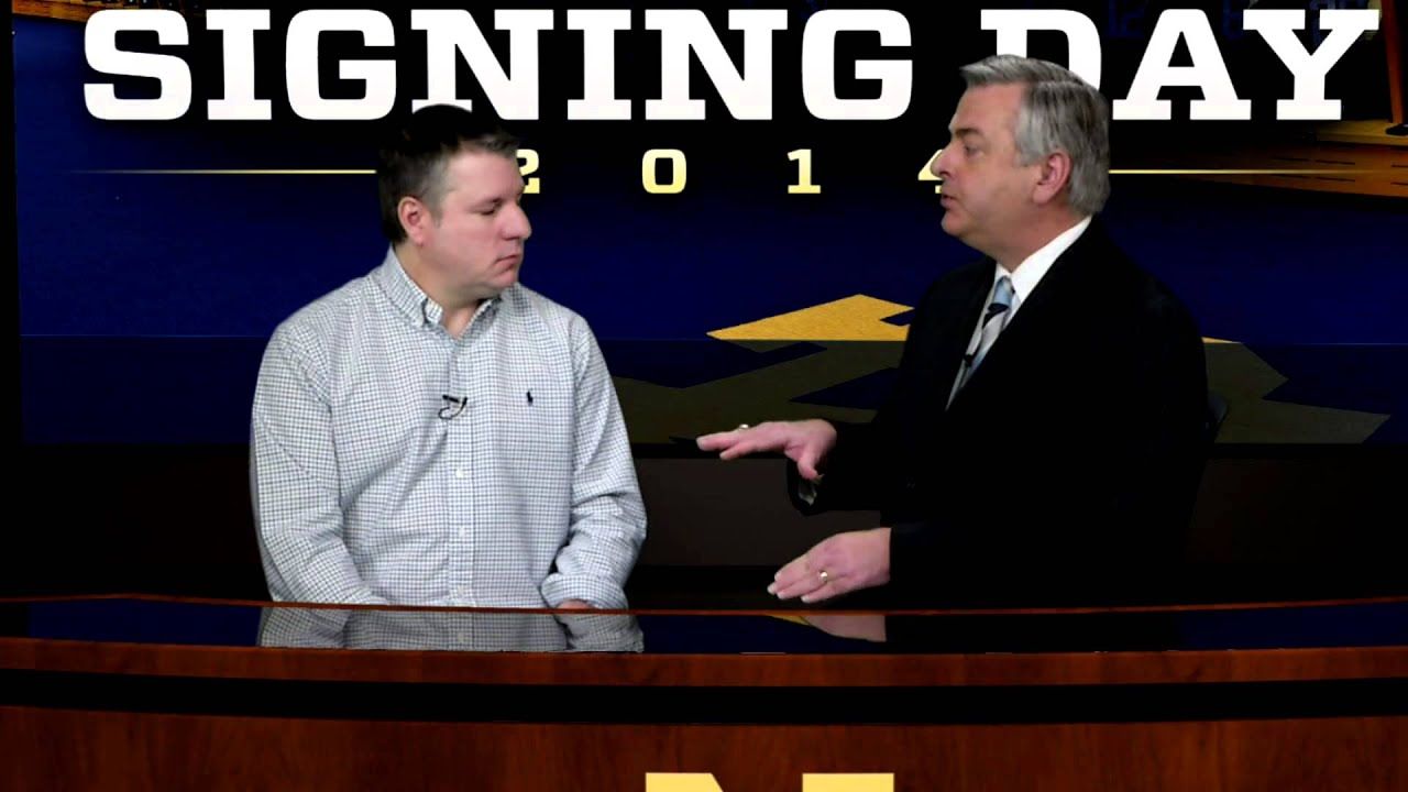 Mike Frank on WatchND Signing Day Show