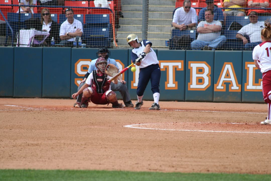 Alexia Clay had two hits for Notre Dame against Oregon State.