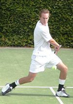 Notre Dame Tops Ireland’s Fitzwilliam Lawn Tennis Club In Exhibition Match On Grass Eric Langenkamp won twice in his final appearance representing the University of Notre Dame.