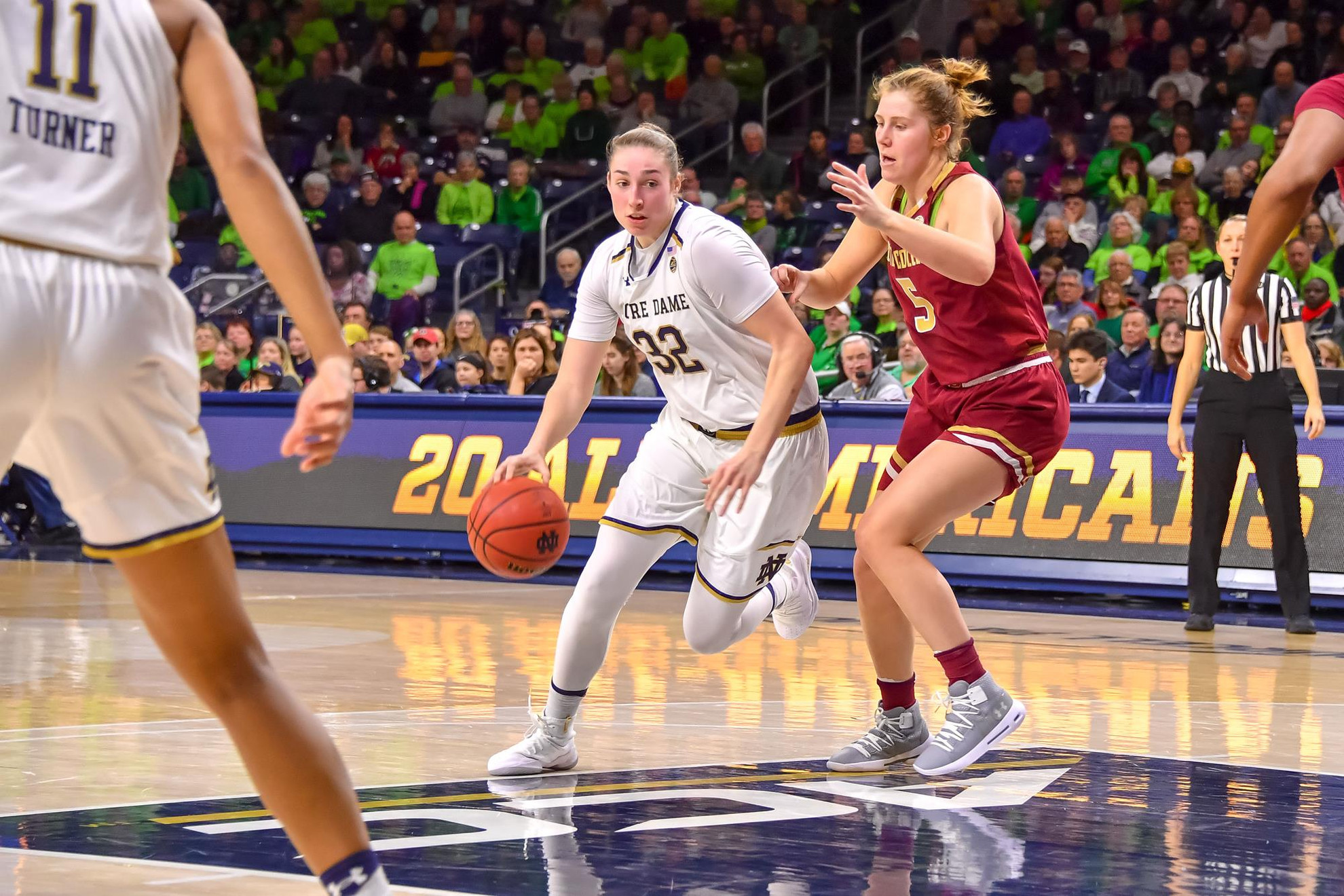 #6 Irish Post Best Quarter of Season in 97-47 Win over Boston College WBB_Shepard_BC