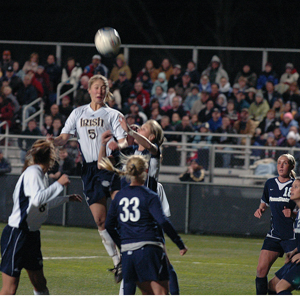 Notre Dame Women's Soccer vs. Penn State (NCAA quarterfinals; Nov. 24, 2006)