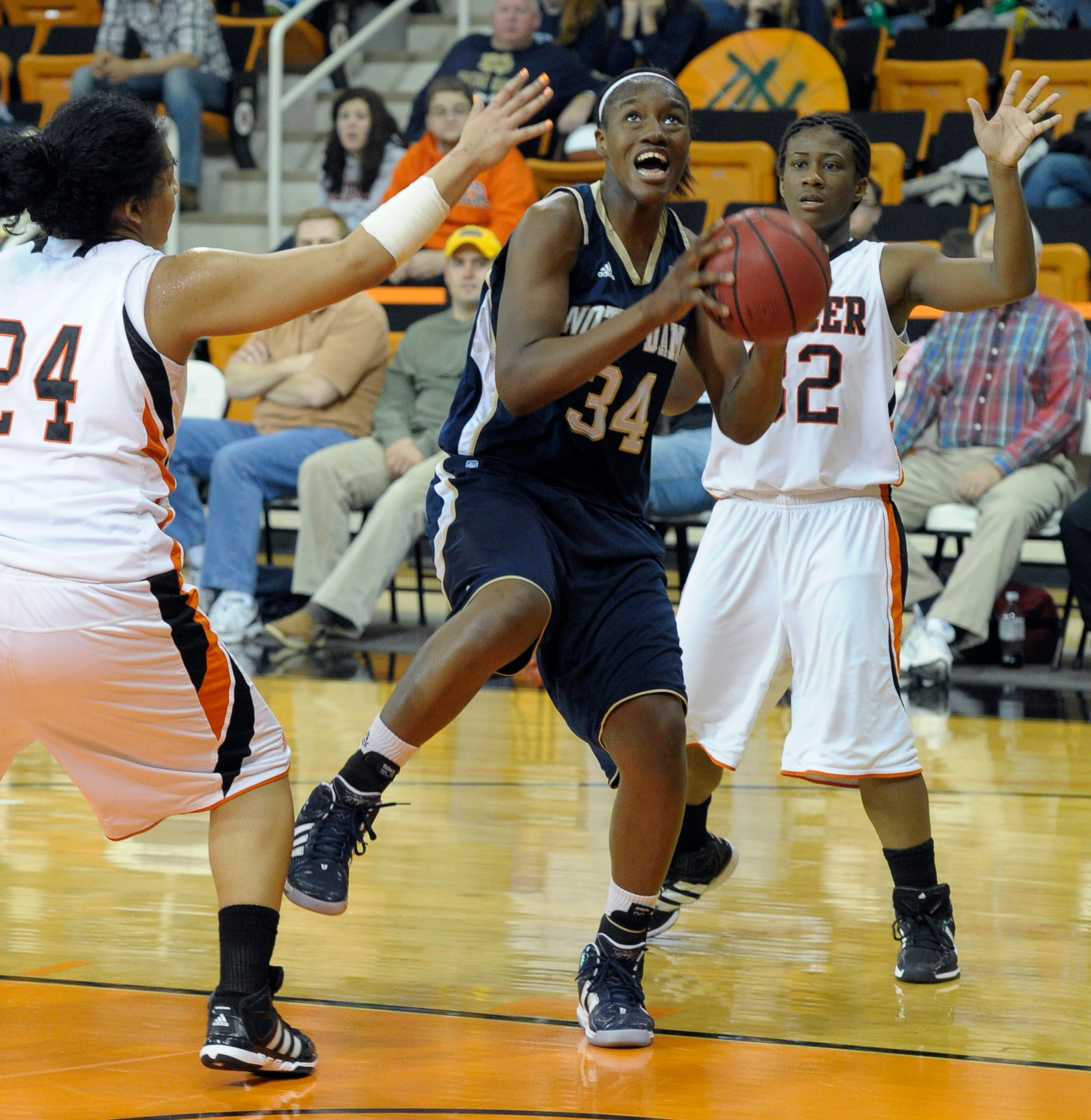 Markisha Wright Named BIG EAST Freshman Of The Week Notre Dame Mercer Basketball