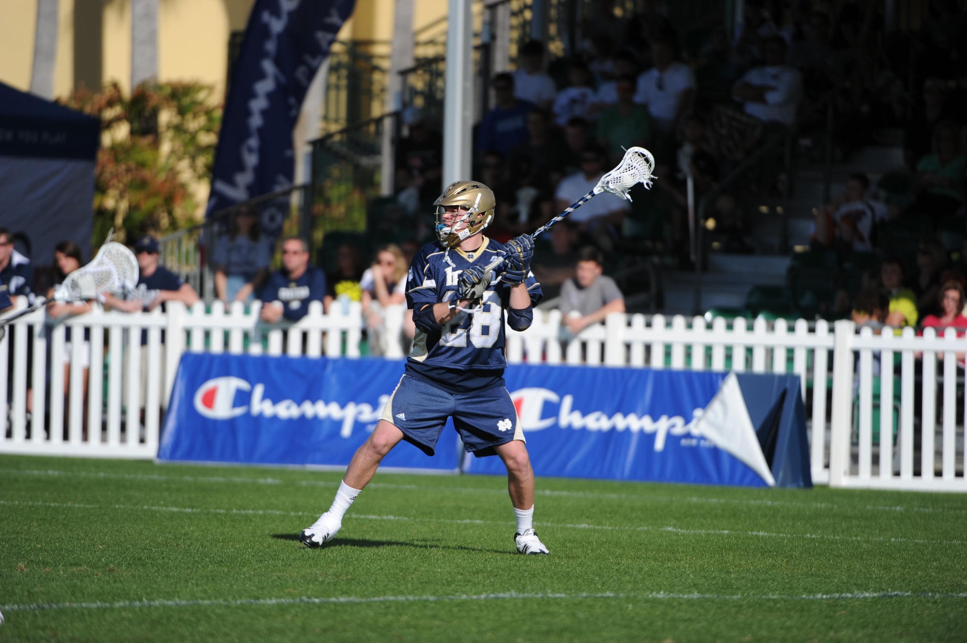 No. 6 Irish Defeat No. 5 Duke 12-7 In Season Opener Senior midfielder Zach Brenneman tallied three goals and two assists.