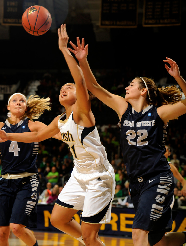 No. 5 Irish Rout Utah State, 109-70 (AP)