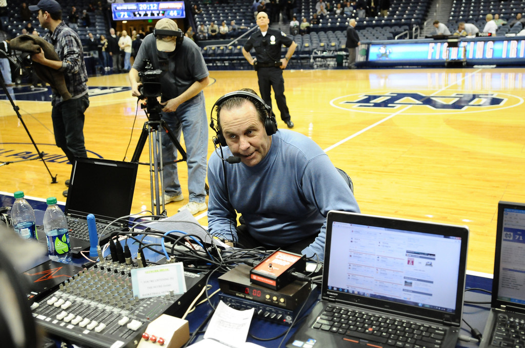 Notre Dame Men's Basketball vs West Virginia on February 22nd, 2011