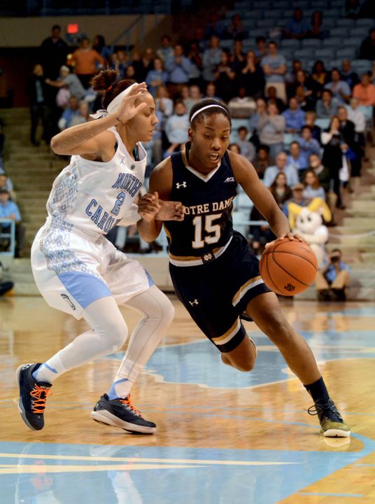 Sophomore guard Lindsay Allen is averaging 19.5 points and 7.5 assists per game in Notre Dame's last two games, both victories against top-10 opponents North Carolina and Tennessee.