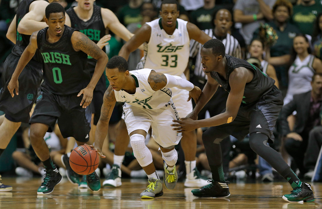No. 24 Irish Hold Off USF, 73-65 (AP)