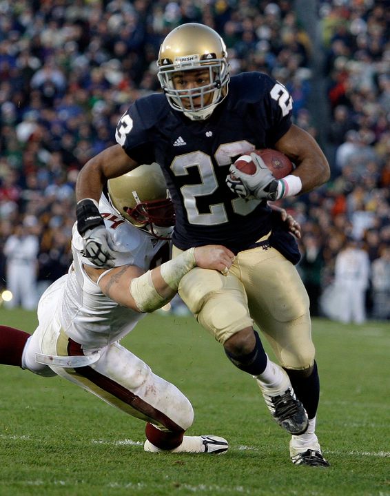 Golden Tate became the highest drafted Notre Dame wide receiver since Derrick Mayes was selected 56th overall in the 1996 NFL Draft.