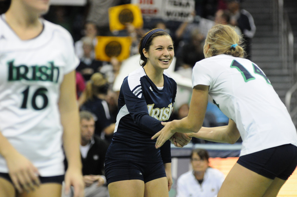 Notre Dame Women's Volleyball vs Syacuse 09-30-2012 Win (3-0)