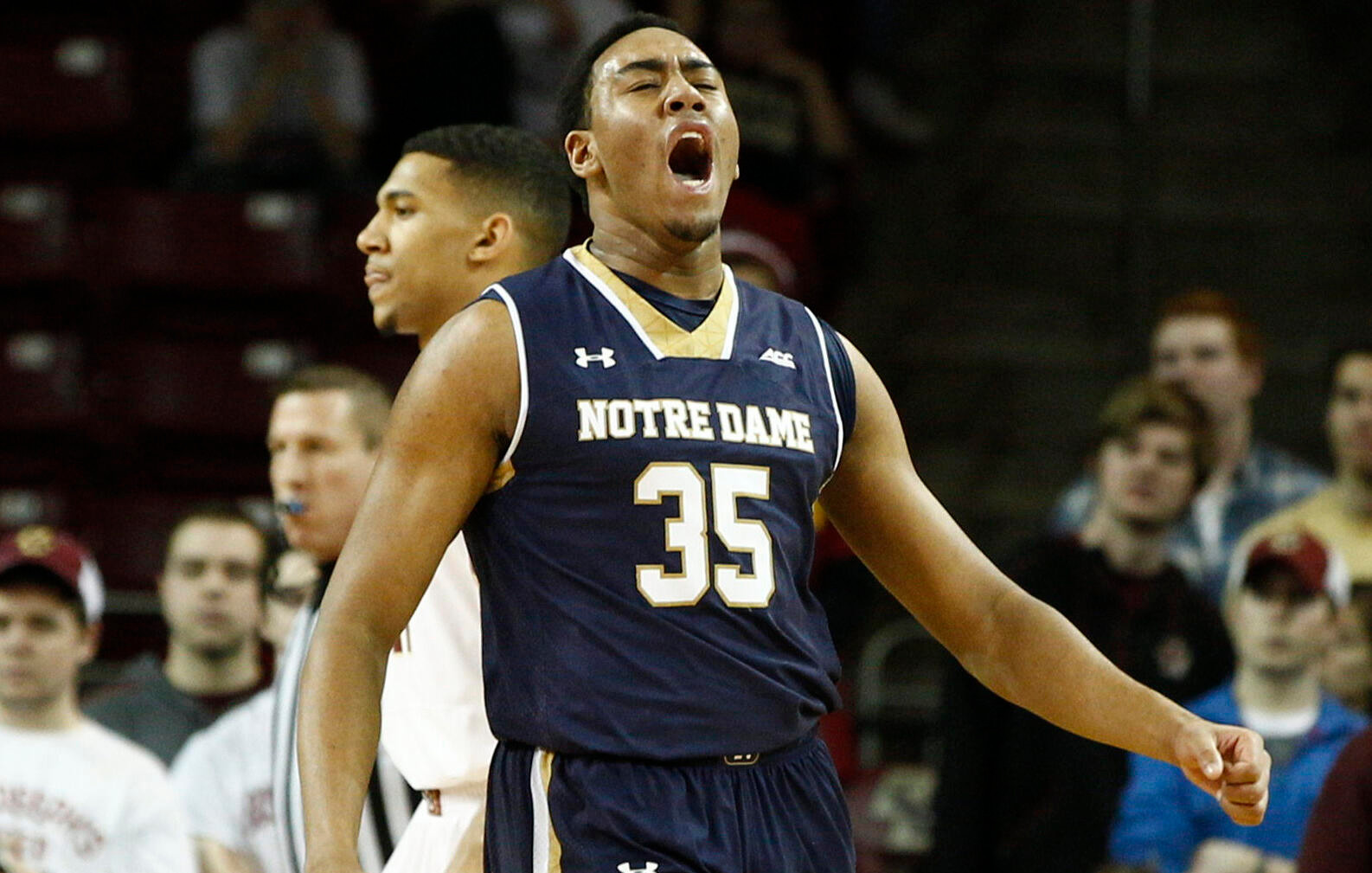 Balanced Offense Leads No. 10 Notre Dame Over Boston College, 87-70 Bonzie Colson