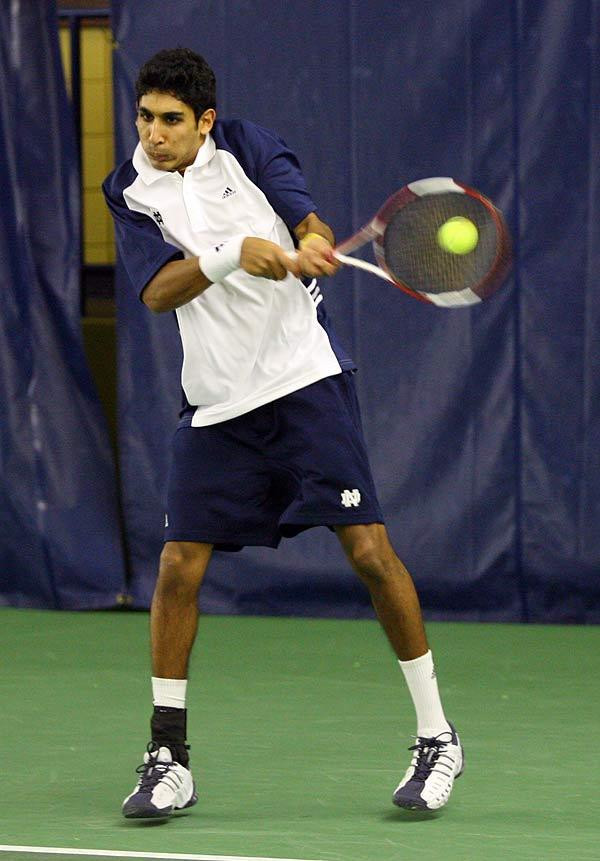#15 Irish Lose 5-1 At #22 Texas A&M Senior Sheeva Parbhu knocked off No. 3 Dominic Inglot in singles action.