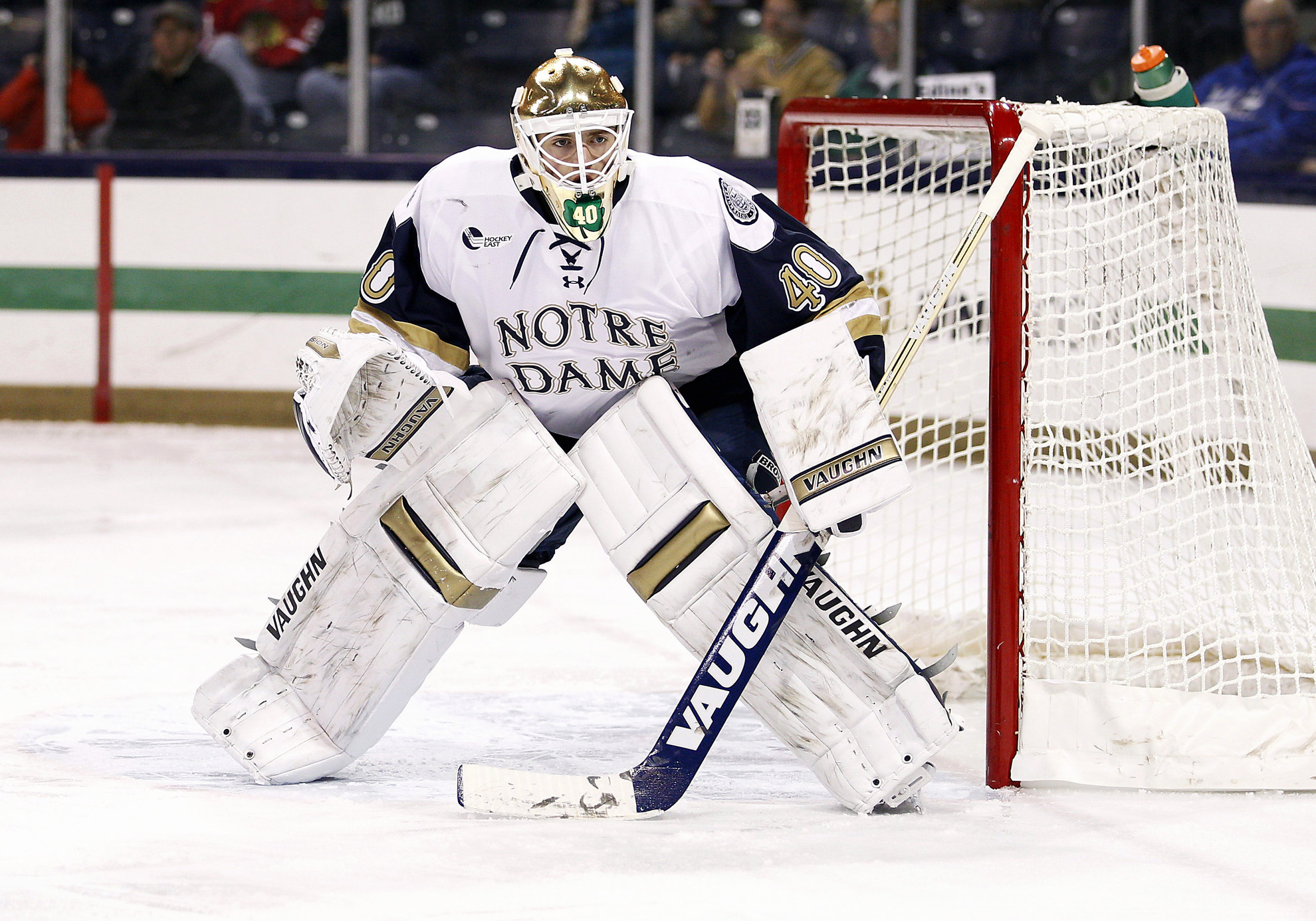 Irish Upset No. 2 Boston University, 3-2 Cal Petersen stopped 78 out of 82 Terrier shots this weekend.