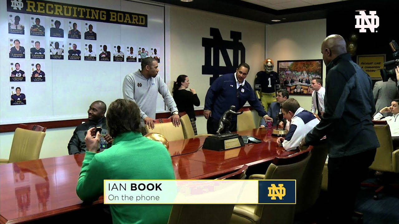 The Phone Call - Ian Book - 2016 Notre Dame Signing Day