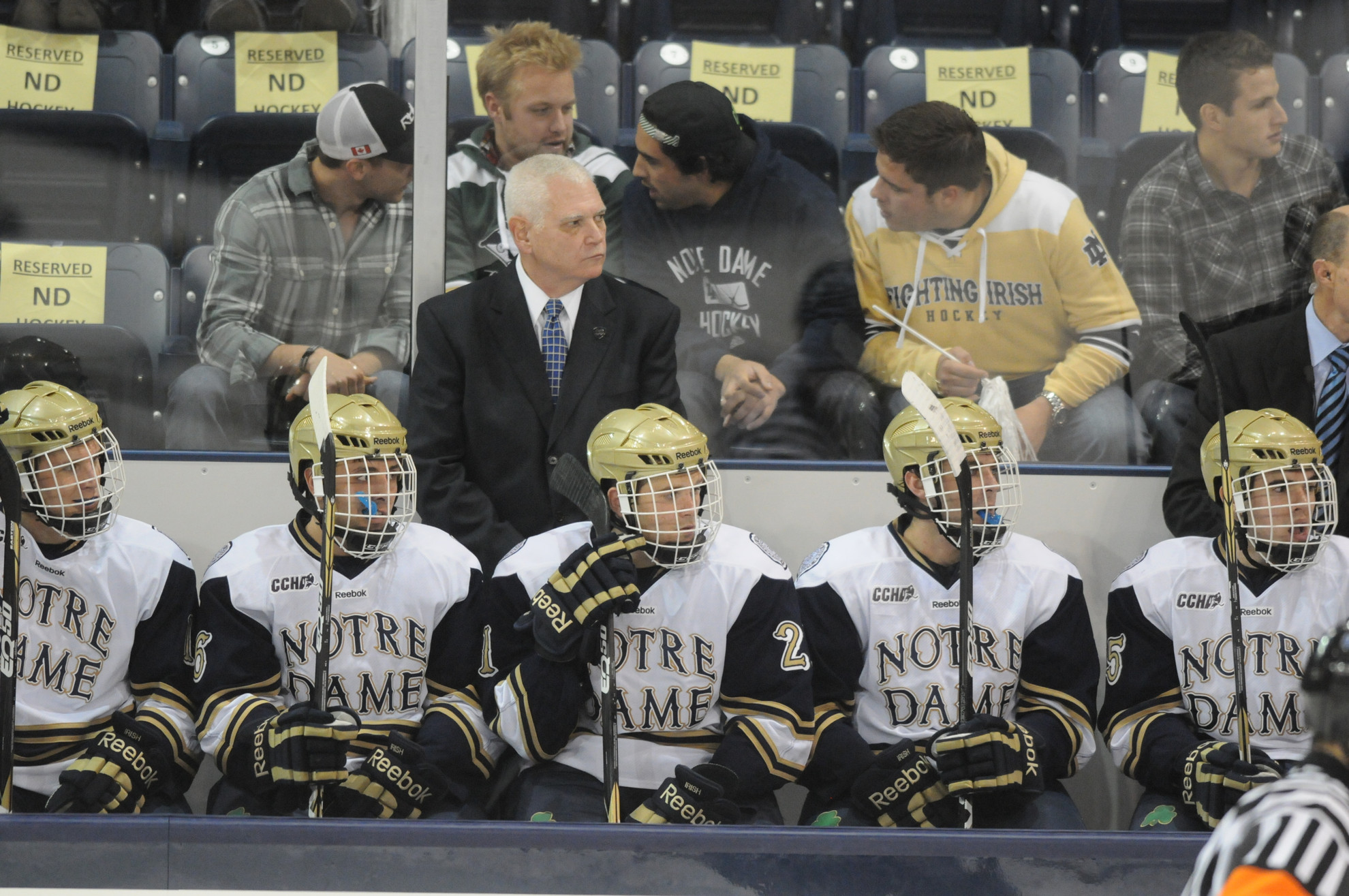 Jeff Jackson Apologizes For Recent Remarks On CCHA Officiating Irish hockey head coach Jeff Jackson.