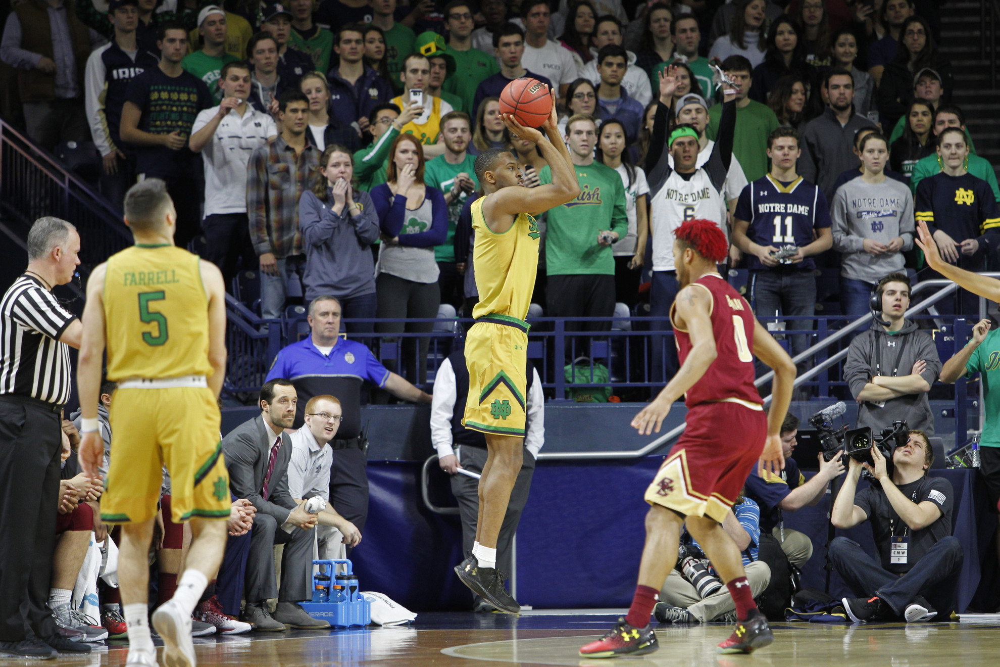 Irish Victorious Over Boston College in Home Finale Irish Victorious Over Boston College in Home Finale