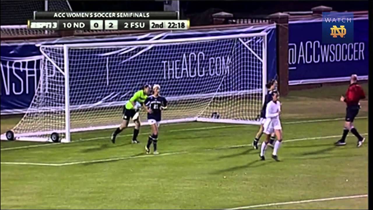 Notre Dame vs FSU Women's Soccer ACC Semifinal Highlights