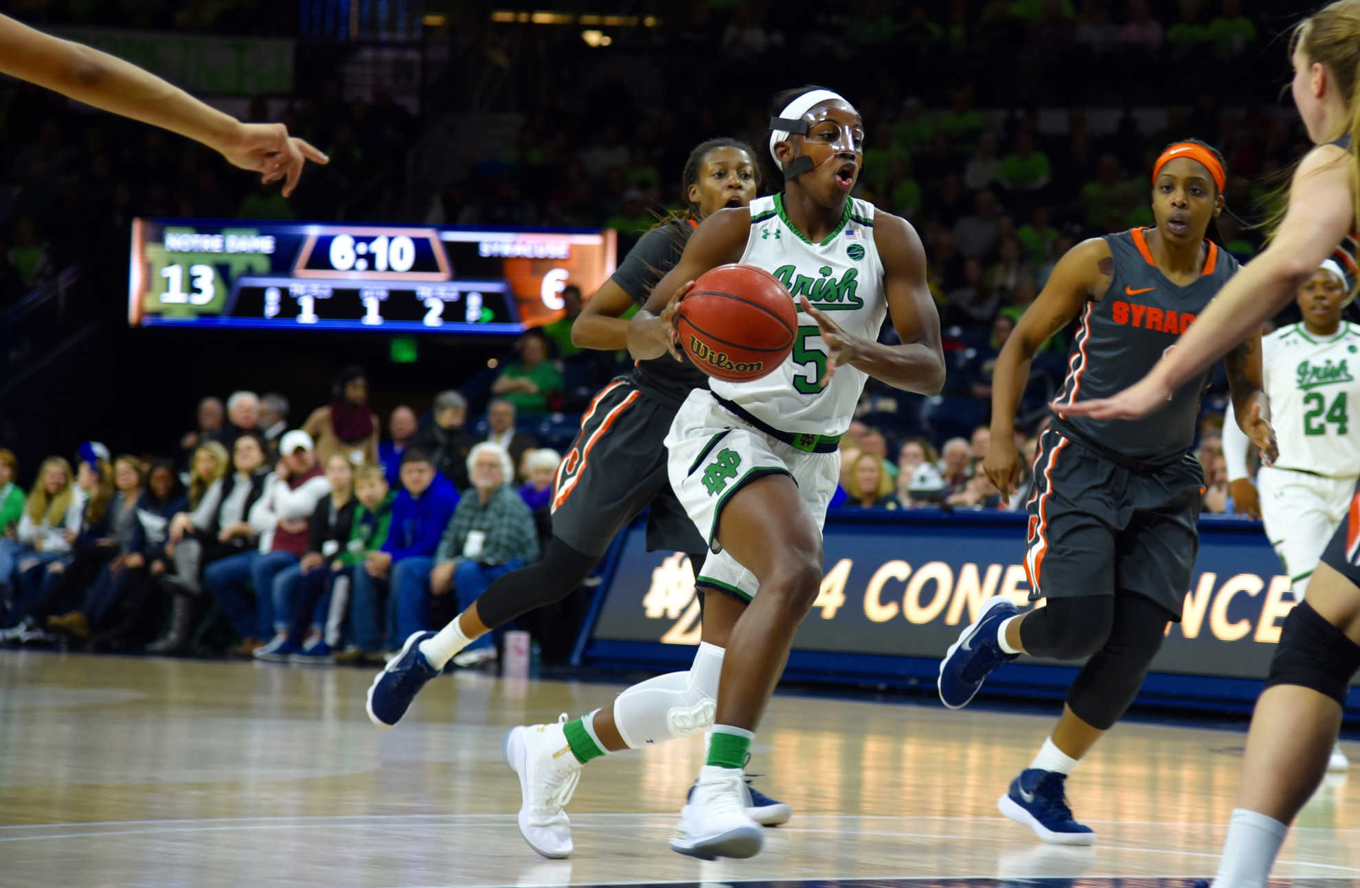 No. 2 Irish Sink No. 23 Syracuse, 87-72 No. 2 Irish Sink No. 23 Syracuse, 87-72