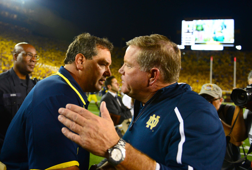 Notre Dame at Michigan (USATSI)