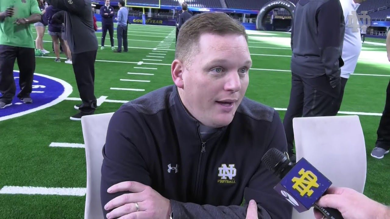 @NDFootball | Chip Long Cotton Bowl Media Day (12.27.18)