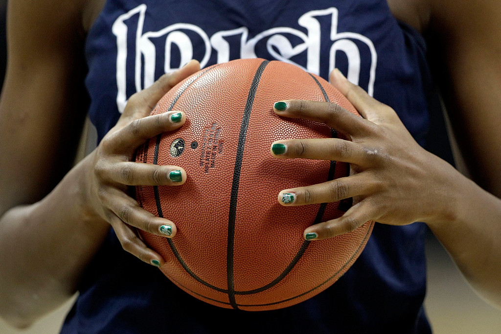 NCAA Women's Final Four Practice (AP)