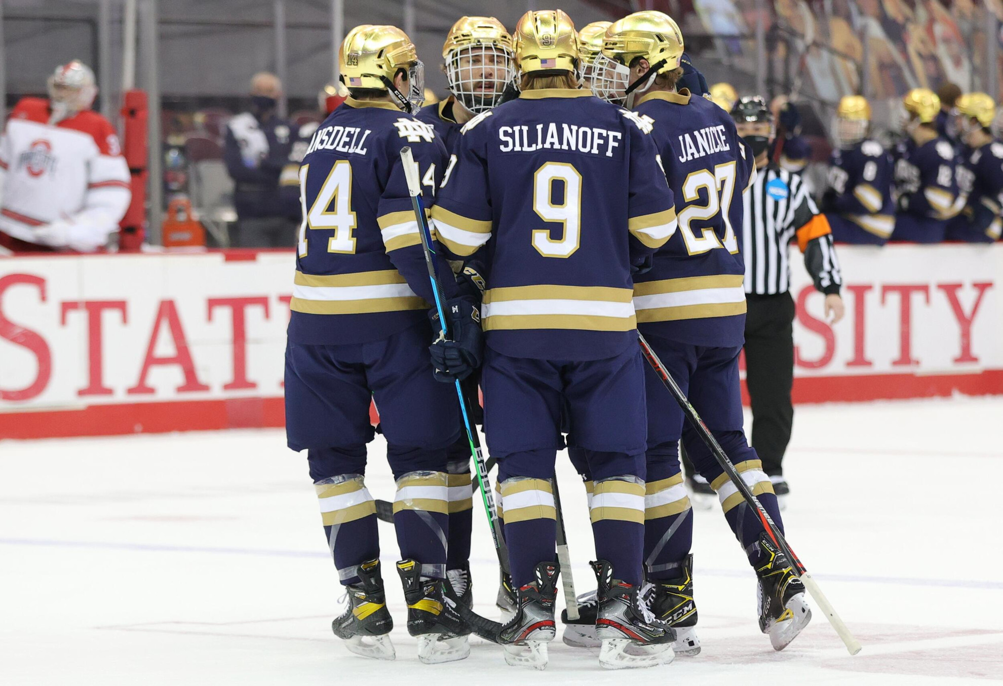 Irish Sweep Buckeyes With 8-1 Win Irish Sweep Buckeyes With 8-1 Win