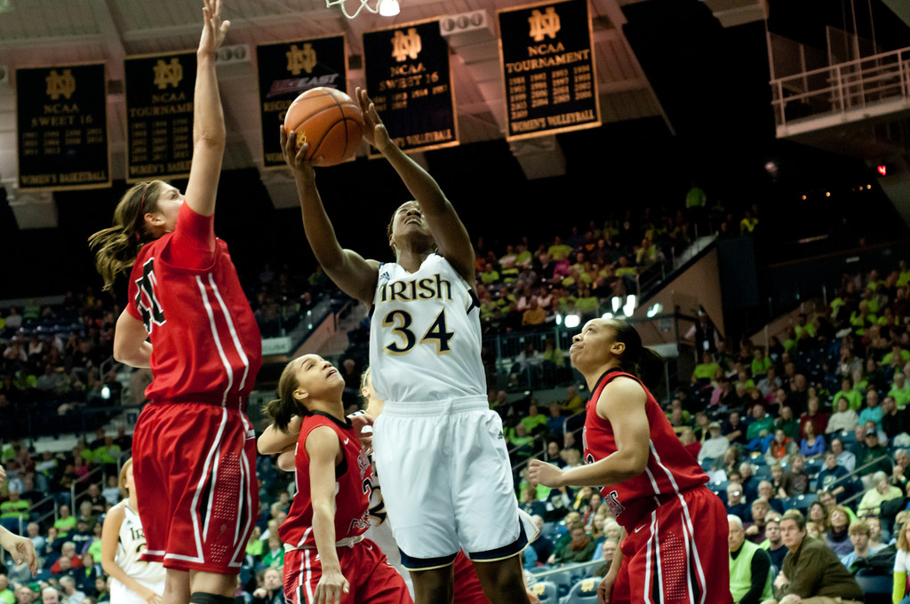 Notre Dame Women's Basketball vs Saint Francis 12-31-2012