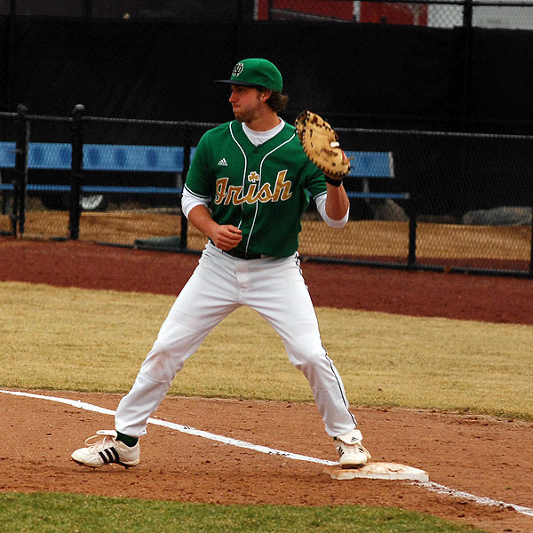 No. 24 Irish Club Chicago State, 12-2 Junior Evan Sharpley tagged his ninth home run of the season in the seven-run sixth inning.