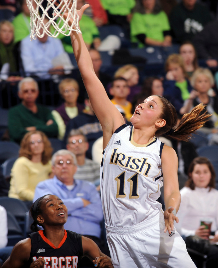 No. 5 Notre Dame Routs Mercer, 93-36 (AP)