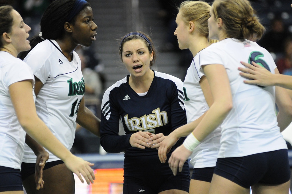 Notre Dame Women's Volleyball vs Syacuse 09-30-2012 Win (3-0)