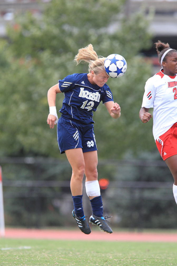 #5/7 Irish Kick Off Four-Match Homestand This Weekend Junior defender/co-captain Jessica Schuveiller (who scored the game-winning goal in overtime of last year's BIG EAST semifinal against St. John's) has helped the Notre Dame defense post eight shutouts in its first 10 matches this season.