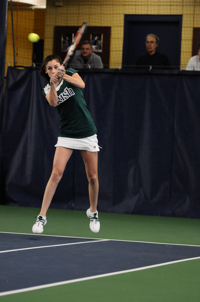 Notre Dame Women's Tennis vs #3 Duke on March 3, 2012