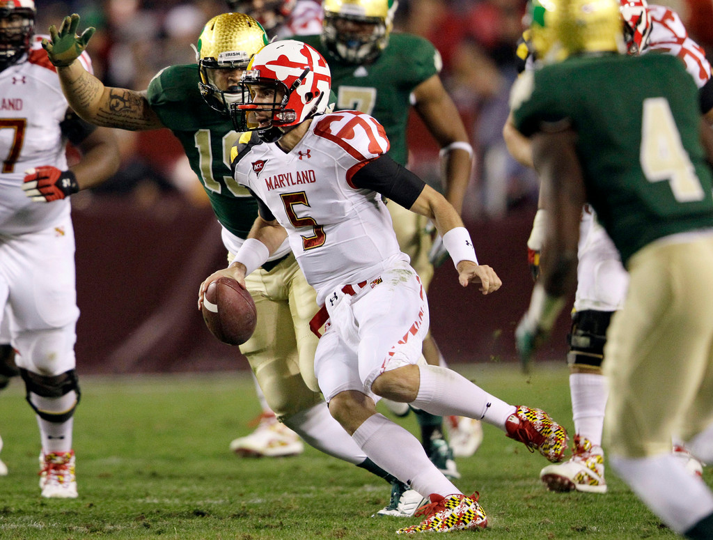 Notre Dame Dominates Maryland, 45-21 (AP)