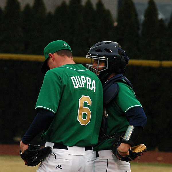 Irish Debut In Top 25 Freshman Brian Dupra will take the mound on Tuesday night against Chicago State.