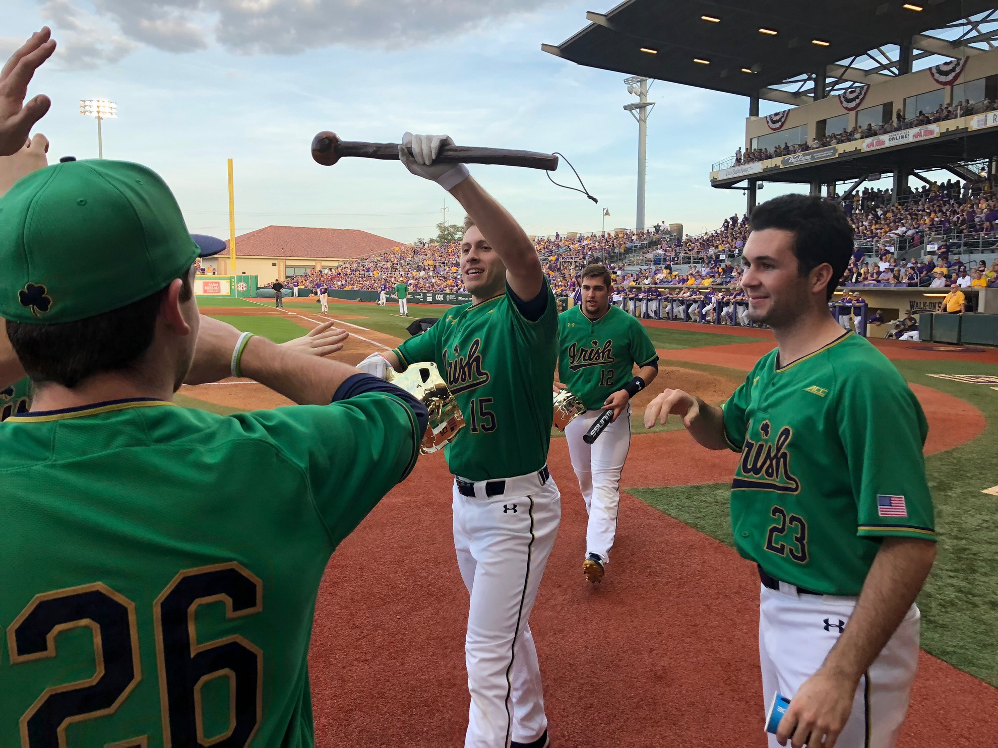 Big Inning Sends Irish Past No. 9 LSU Big Inning Sends Irish Past No. 9 LSU