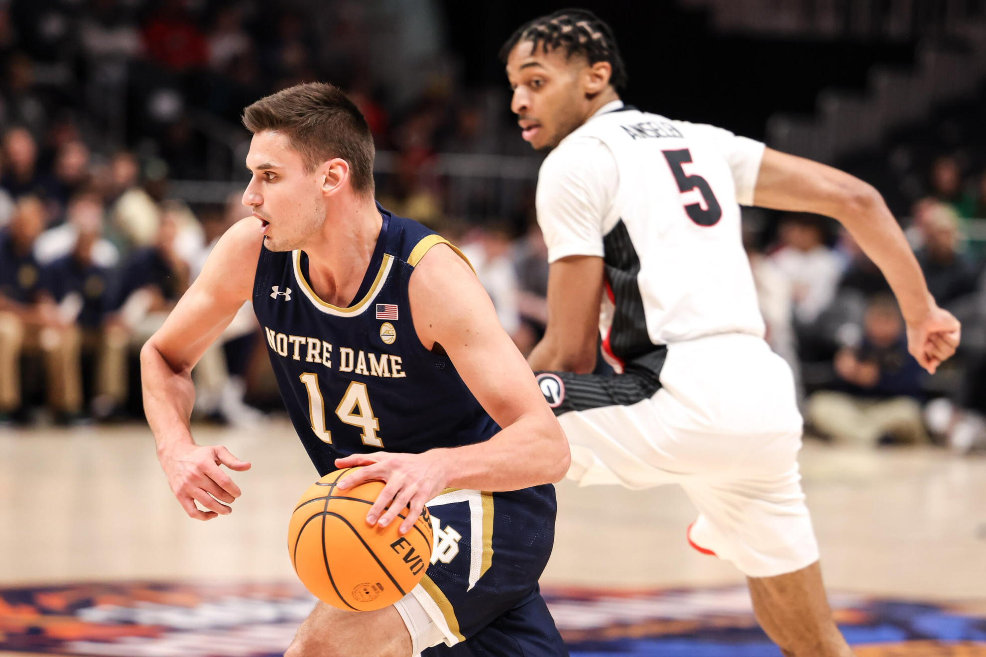 Irish Couldn’t Sustain Rally in 77-62 Loss to Georgia Irish Couldn’t Sustain Rally in 77-62 Loss to Georgia