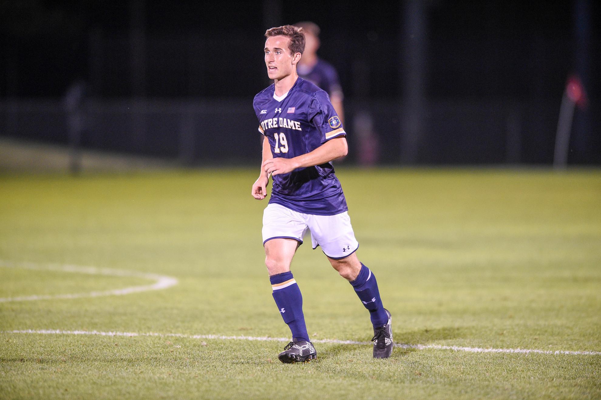 #12 Irish Celebrate Senior Night Against #3 North Carolina Senior midfielder Patrick Connolly