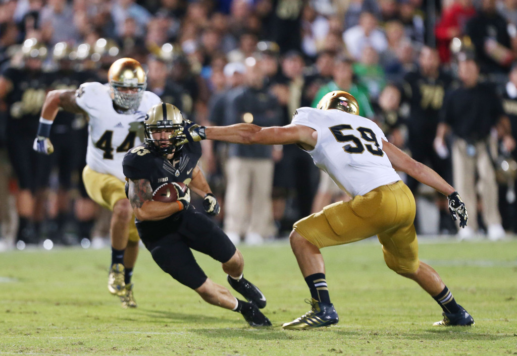 Notre Dame at Purdue (USATSI)
