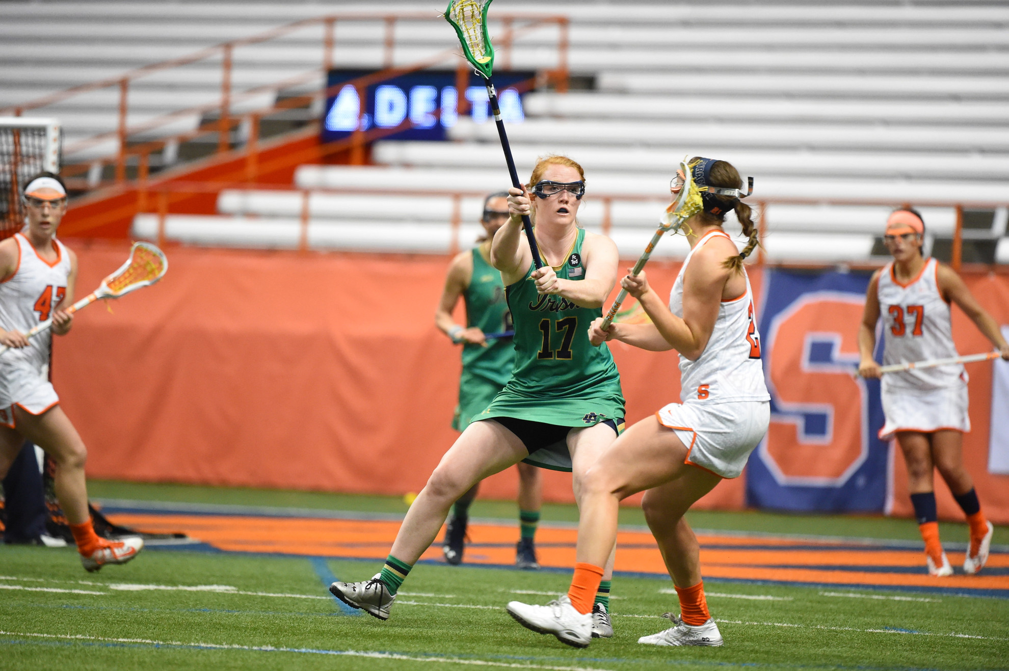 Irish Claim Four IWLCA All-America Selections Defensive stalwart Barbara Sullivan led the ACC in caused turnovers last year.