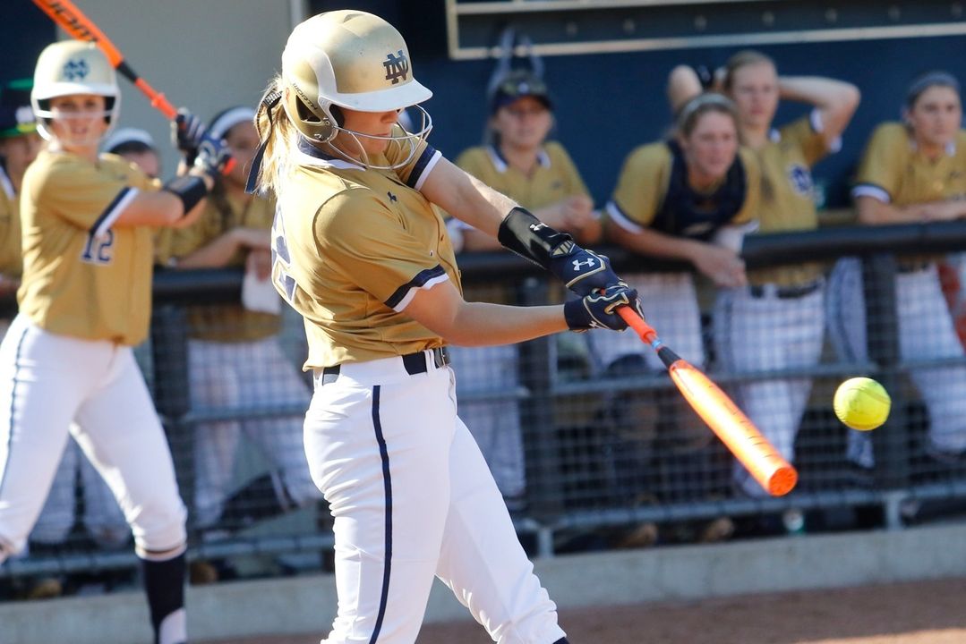 Freshman Sara White reached in all three of her plate appearances on Thursday night during the quarterfinals of the ACC Championship against Pittsburgh