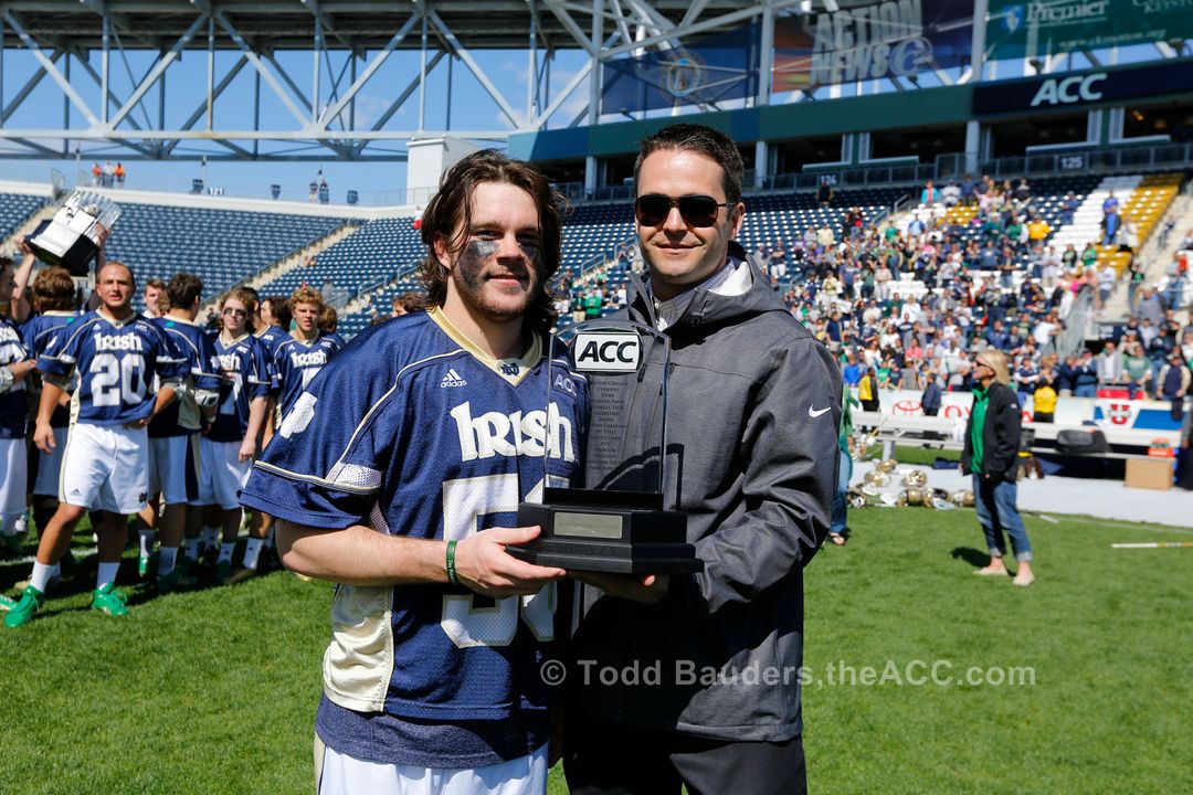 Matt Kavanagh was named MVP of the 2014 ACC Championship after helping the Irish win the title.