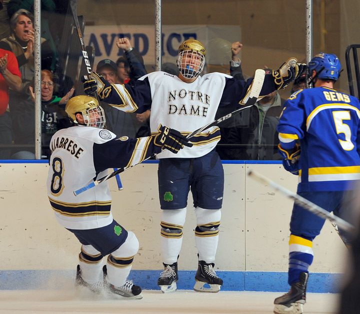 Anders Lee's goal at 16:46 of the third period proved to be the game winner in the 2-1 win over Bowling Green.