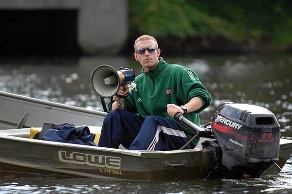 Joe Schlosberg was named associate head coach for the rowing team at Notre Dame.